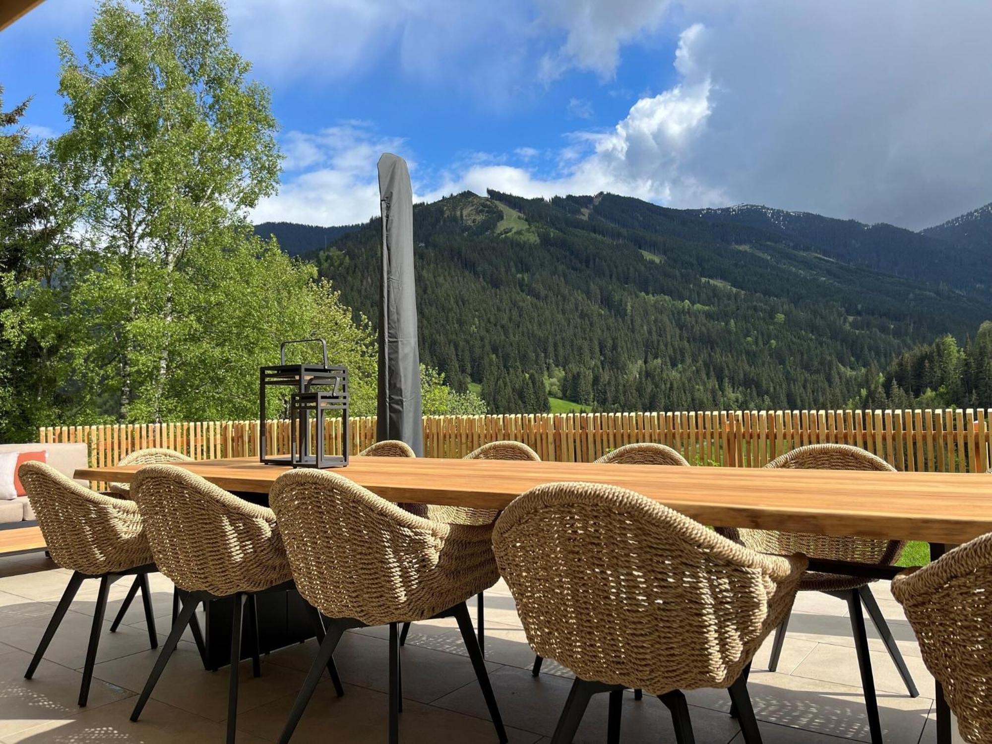 Chalet Huski Viehhofen Saalbach-Hinterglemm Buitenkant foto